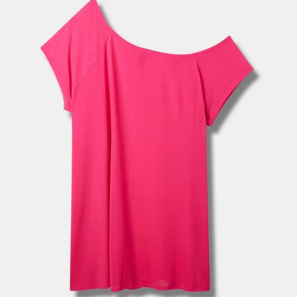 ❤️NWT VINTAGE TORRID SWIM COVER MESH OFF SHOULDER SHEER DRESS BEACH COVER-UP - Picture 8 of 10